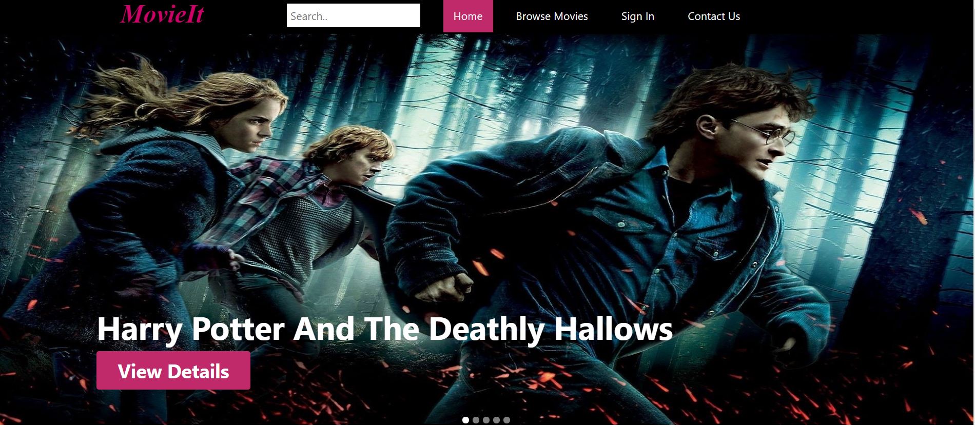 MovieIT project screenshot
